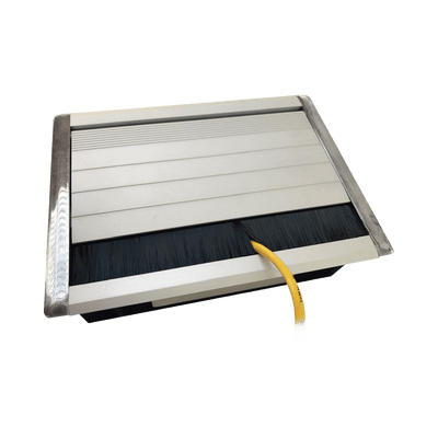 Caja universal vacía de 1 módulo para instalación en escritorio (voz, datos, vídeo, contactos eléctricos), (No incluye accesorios) - SILYMX