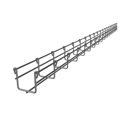 Charola tipo malla 54/50 mm con acabado Electro Zinc tramo 3m CH-54-50EZ - SILYMX