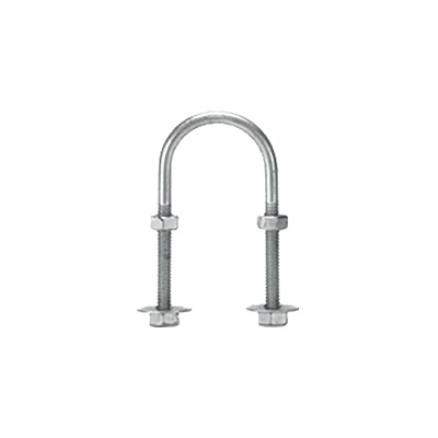 Abrazadera Tipo U De 1/2" Con Acabado Electro Zinc No Incluye Tuercas Y Arandelas CH-ABR-U-12 - SILYMX