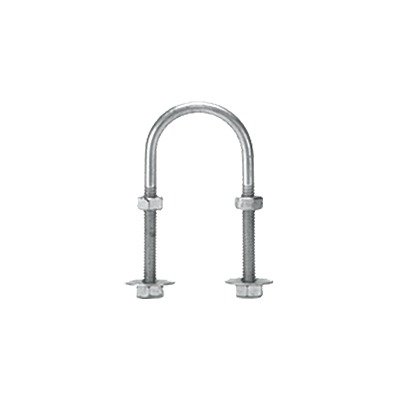 Abrazadera Tipo U De 3/4" Con Acabado ElectroZinc No Incluye Tuercas Y Arandelas CH-ABR-U-19 - SILYMX