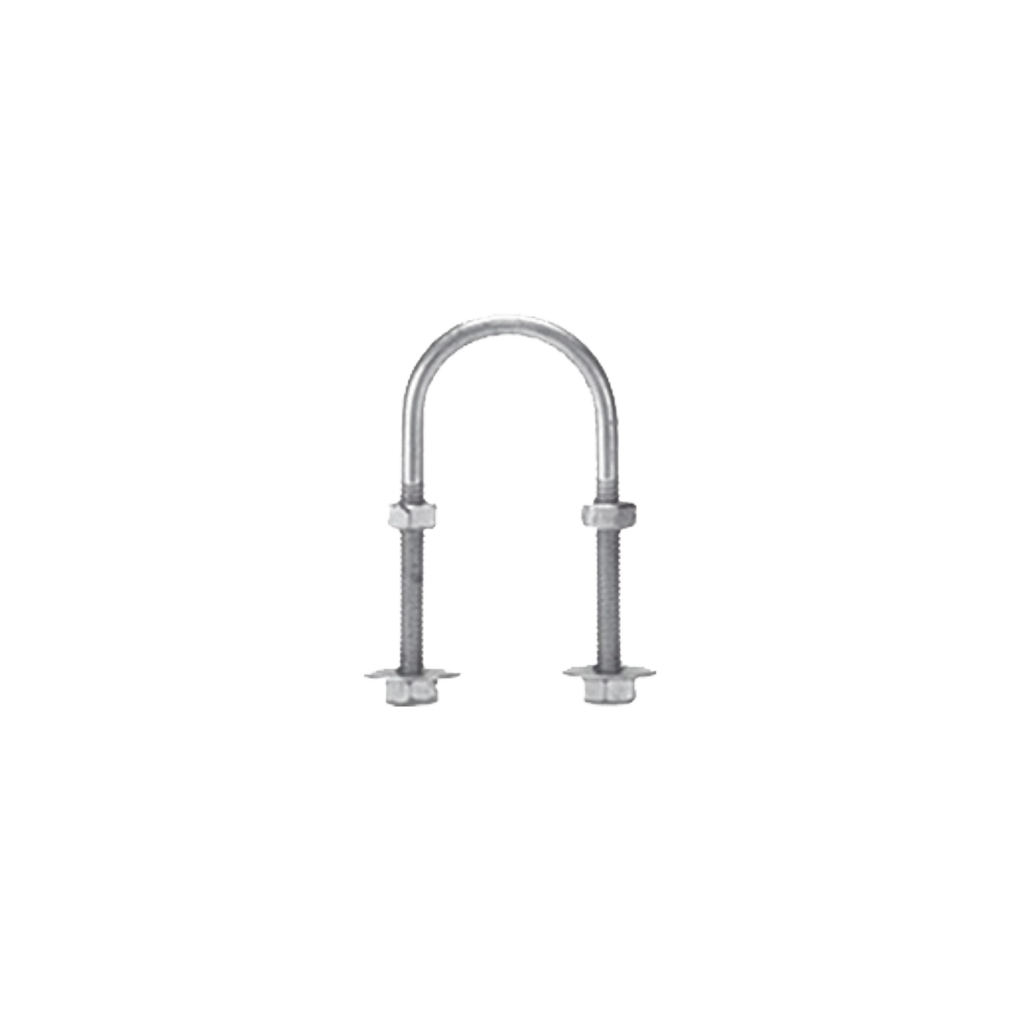 Abrazadera Tipo U De 1 1/2", Con Acabado Electro Zinc No Incluye Tuercas Y Arandelas CHABRU38 - SILYMX