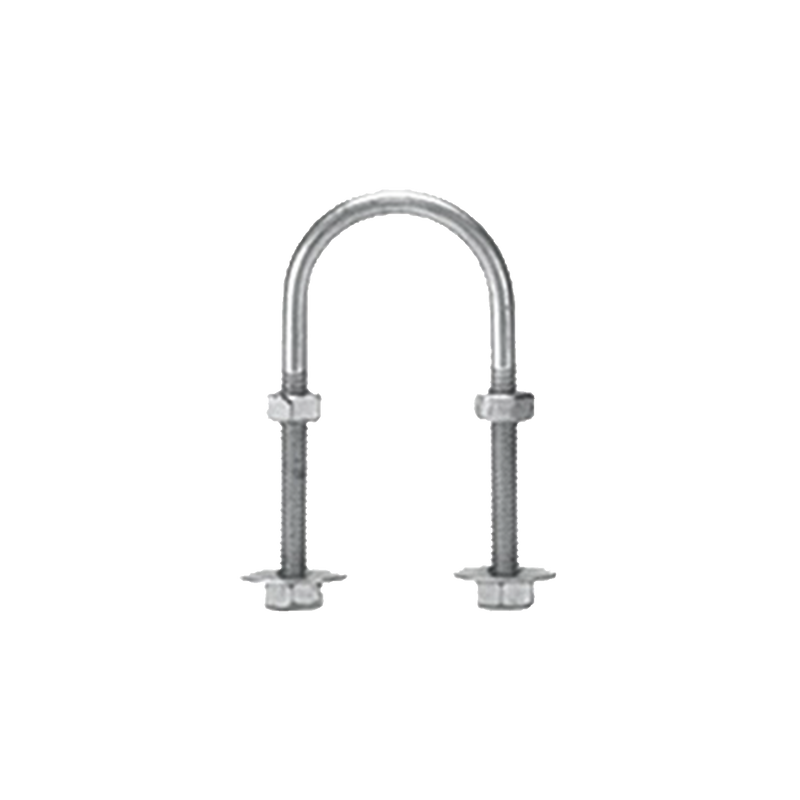 Abrazadera Tipo U De 2 " Con Acabado Electro Zinc No Incluye Tuercas Y Arandelas CHA-BRU-51 - SILYMX