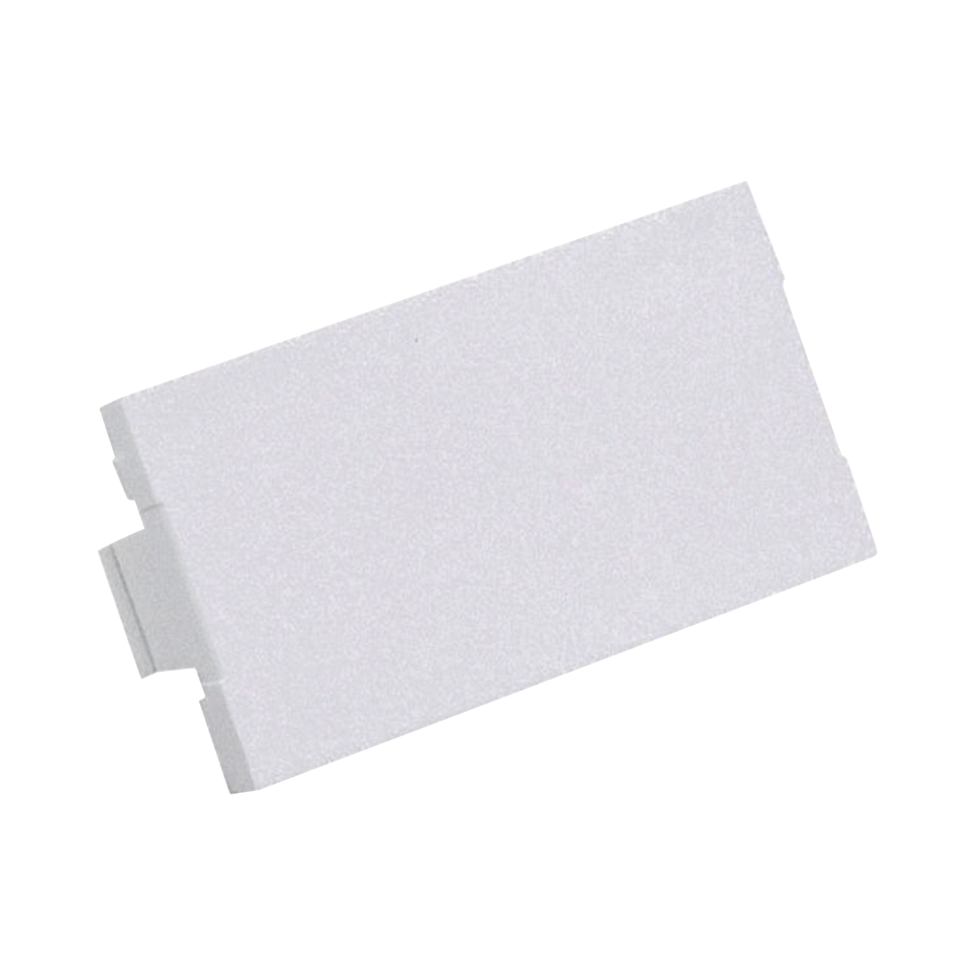 Módulo de tapa ciega (Inserto Ciego) de 1/3 Color Blanco Mate - SILYMX
