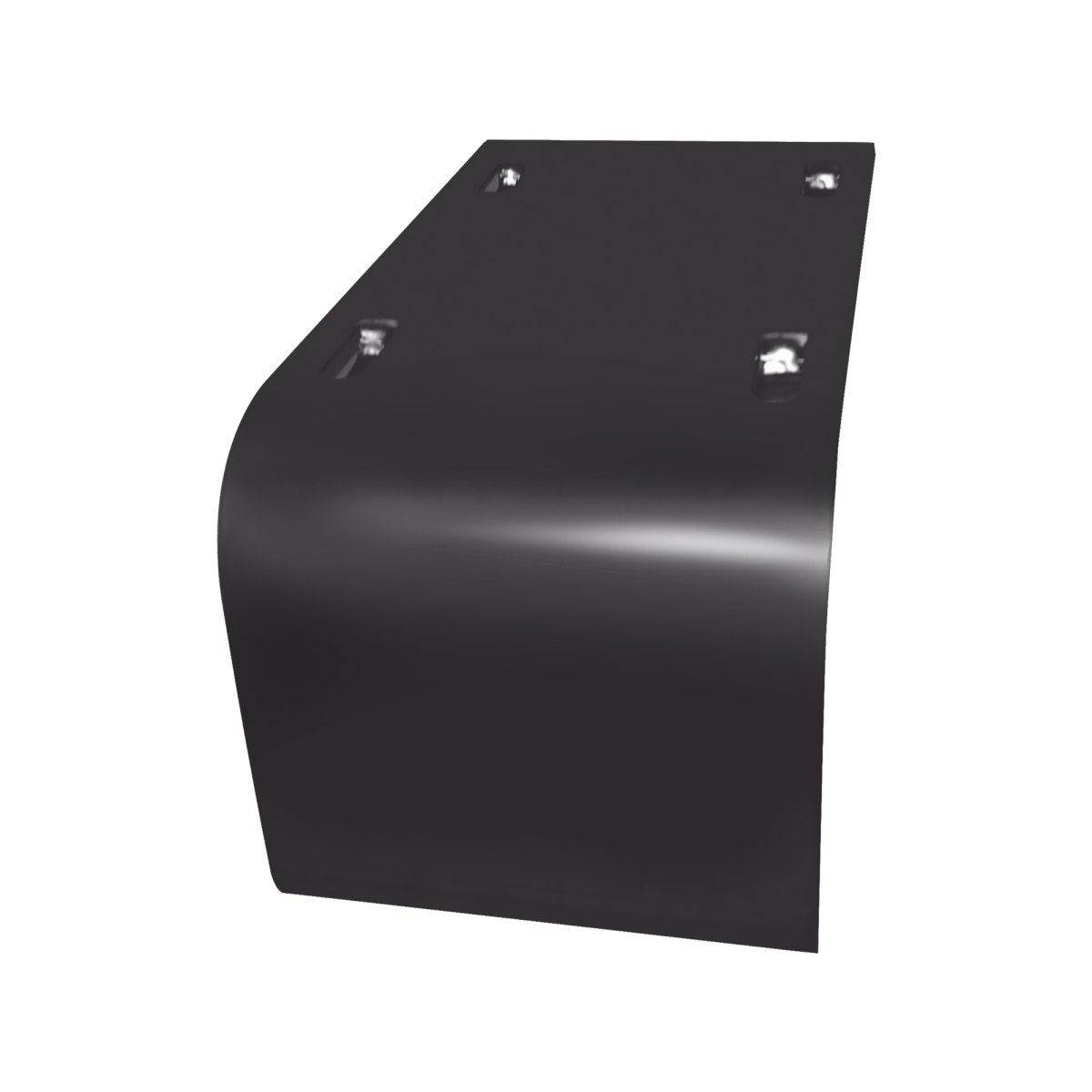 Bajada para cable de 100 mm de ancho con baño de pintura epóxica en color NEGRO CH-BAL100EP - SILYMX