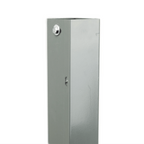 Ducto cuadrado embisagrado 6.5 x 6.5 cm, fabricado en lámina de acero al carbón, hasta 67 cables Cat6, incluye cople con tornillería y 1 knock out por lado. CH-DC-65X65L - SILYMX