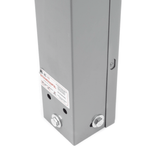 Ducto cuadrado embisagrado 6.5 x 6.5 cm, fabricado en lámina de acero al carbón, hasta 67 cables Cat6, incluye cople con tornillería y 1 knock out por lado. CH-DC-65X65L - SILYMX