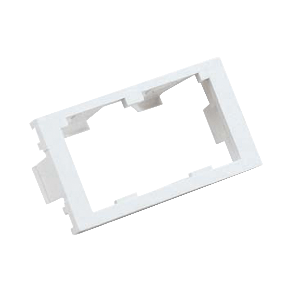 Inserto Plano De 1/3 Espacio Para Dos Módulos Mini-Com® Color Blanco Mate - SILYMX