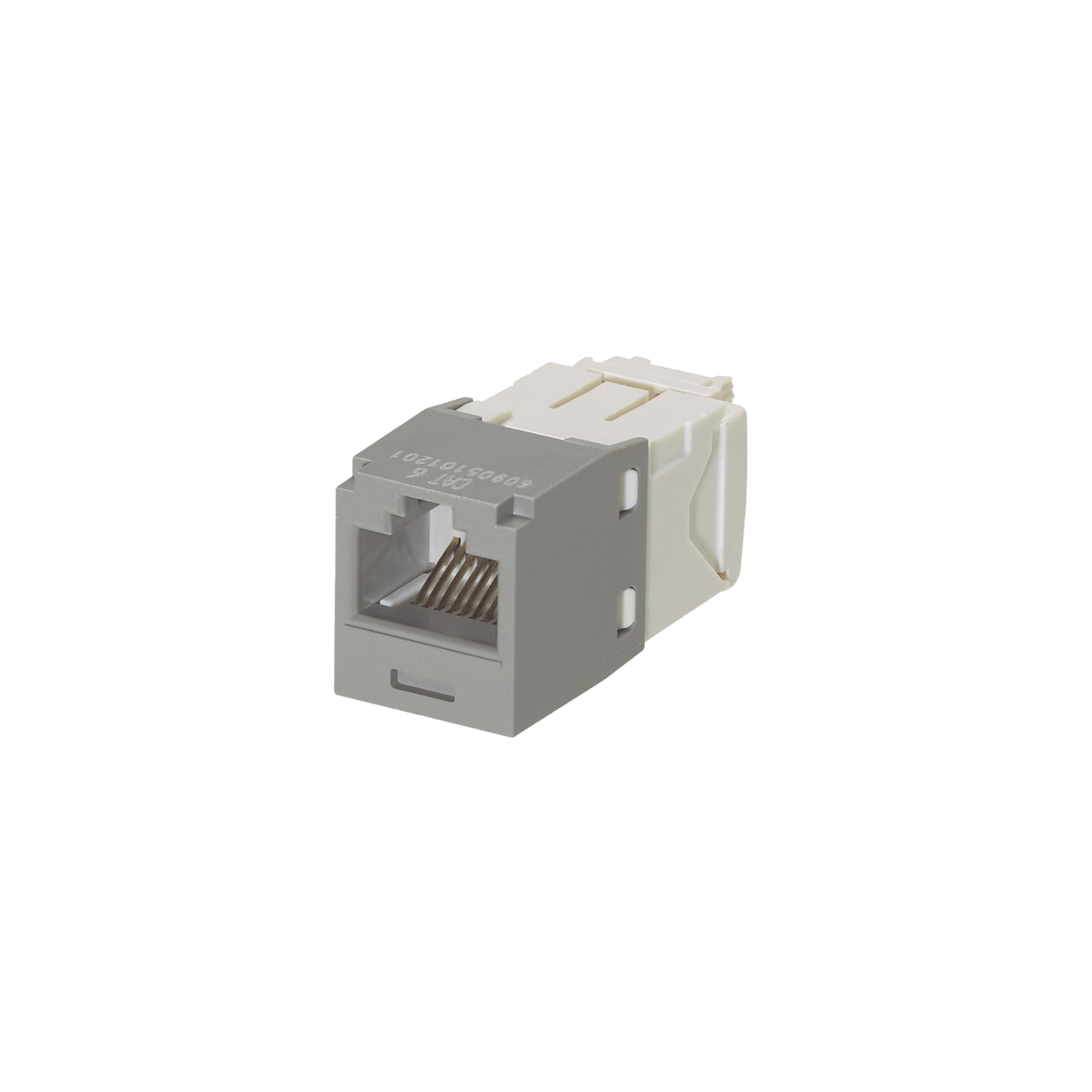 Conector Jack RJ45 Estilo TG Mini-Com Categoría 6 de 8 posiciones y 8 cables Color Gris - SILYMX