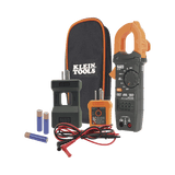 Kit de Amperímetro de Gancho (400A CA) con Probador de Fase y Divisor (para medir corriente sin cortar el cable). - SILYMX