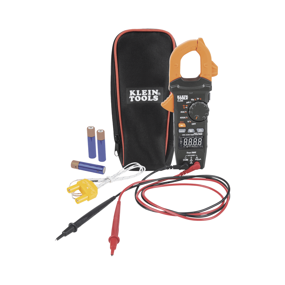 Amperímetro Digital de Gancho, Rango Automático de 400 A CA/CD. (MIDE CORRIENTE DIRECTA) - SILYMX