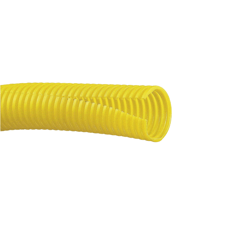 Tubo Corrugado Abierto Para Protección De Cables 1.50In (38.1 Mm) De Diámetro 3.1 M De Largo Color Amarillo - SILYMX