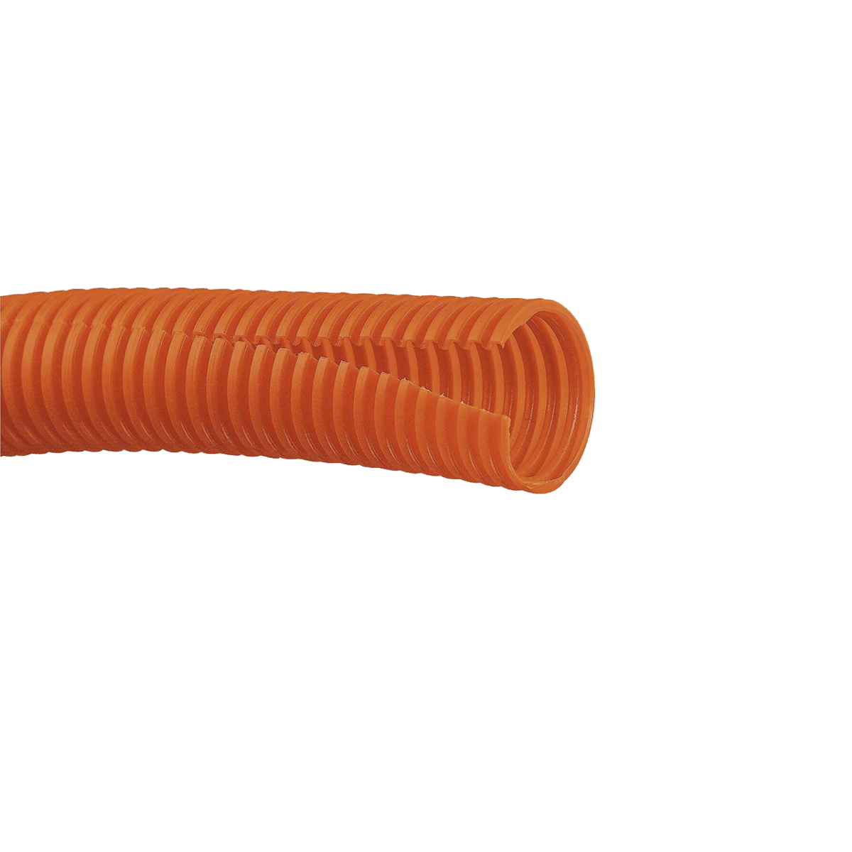 Tubo Corrugado Abierto Para Protección De Cables .50 (12.7 Mm) De Diámetro 30.5 M De Largo Color Naranja - SILYMX