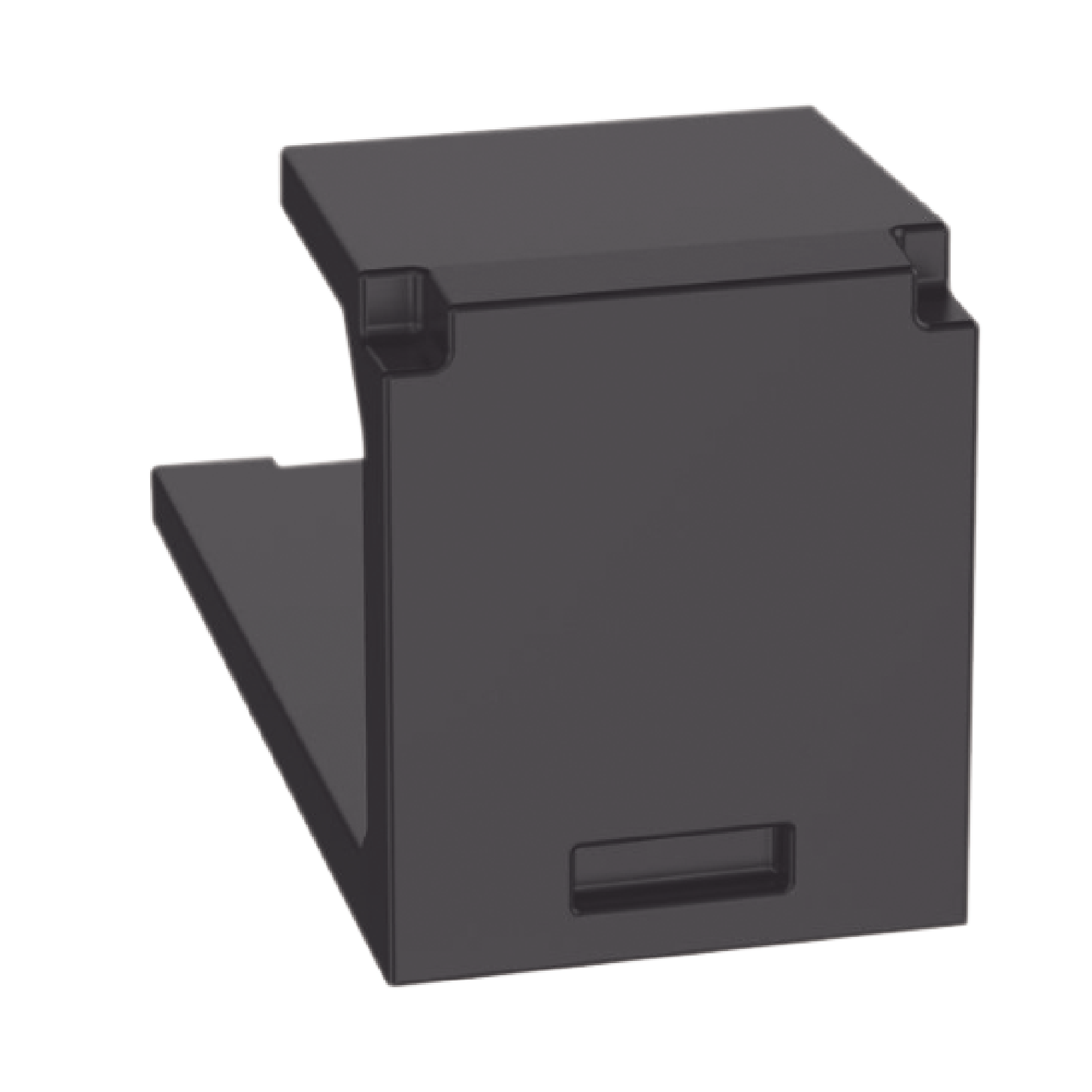 Módulo de tapa ciega (Inserto Ciego) Mini-Com Color Negro - SILYMX