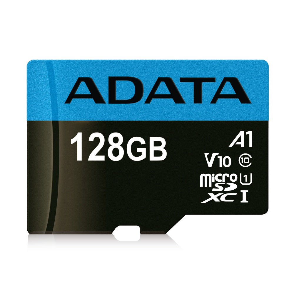 Memoria Flash Adata Premier, 128GB MicroSDXC UHS-I Clase 10, con Adaptador AUSDX128GUICL10A1-RA1 - SILYMX