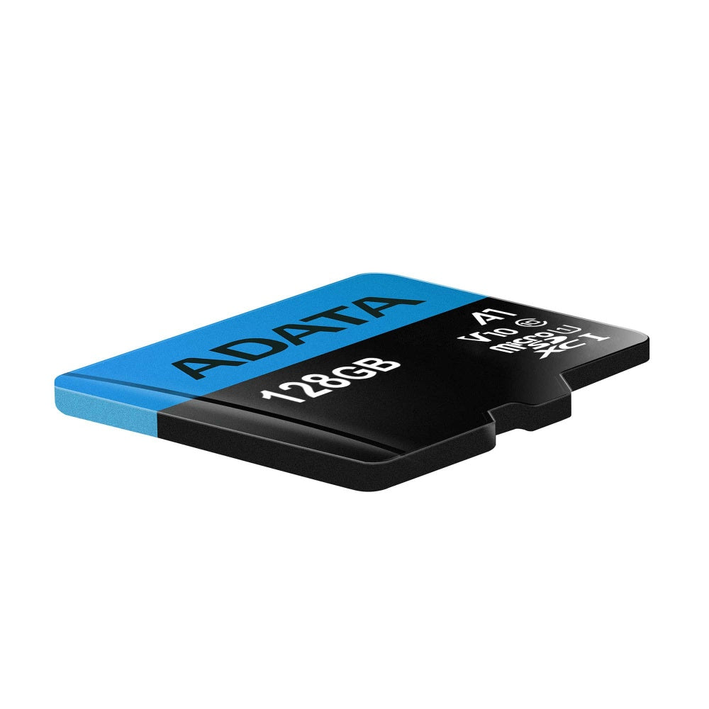Memoria Flash Adata Premier, 128GB MicroSDXC UHS-I Clase 10, con Adaptador AUSDX128GUICL10A1-RA1 - SILYMX