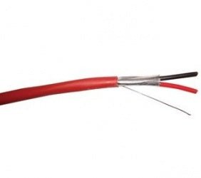Bobina de Alambre Belden 2x16 AWG Blindado para Alarma Contra Incendios CMR RISER-FPLR 305 Metros Rojo 5220FL 002A1000 - SILYMX