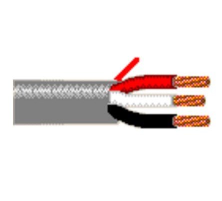 Bobina de Cable Belden de 3 Conductores 18 AWG 305m Gris 5301UE 0081000 - SILYMX