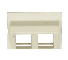 Belden Placa KeyConnect de 2 Puertos Almendra 10 Piezas AX102412 - SILYMX