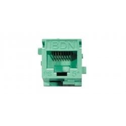Jack de Red Belden Cat6a RJ-45 Verde - SILYMX