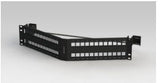 Panel de Parcheo Angulado Belden de 48 Puertos 2U Negro - SILYMX