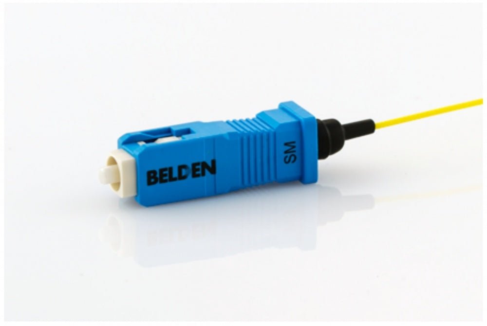 Conector Belden Fibra Óptica SC Monomodo OS2 Azul - SILYMX