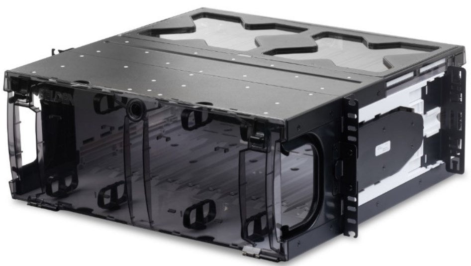 Belden Panel de Parcheo Vacio 4U Negro ECX-04U - SILYMX