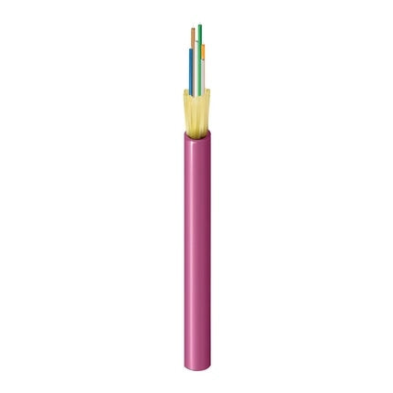 Belden Cable Fibra Óptica para Interiores/Exteriores OM4 50/125µm Violeta - Precio por Pie FI4D006R9