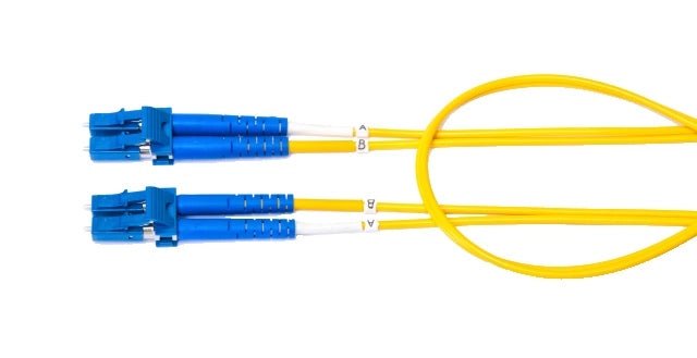 Belden Cable Fibra Óptica OS2 Duplex LC Macho - LC Macho 5 Metros Amarillo/Azul FPSLDLD005M - SILYMX