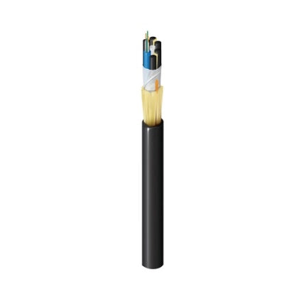 Belden Cable Fibra Óptica OM3 de 6 Hilos para Exteriores Negro - Precio por Pie FS3L006NF