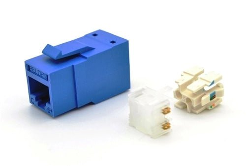 Belden Jack de Red Cat6+ UTP RJ-45, Azul RV6MJKUBL-S1 - SILYMX
