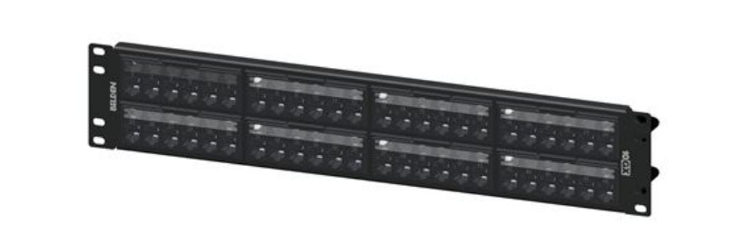 Belden Panel de Parcheo 10GX REVConnect Cat6a 48x RJ-45 2U Negro RVAPPF2U48BK - SILYMX