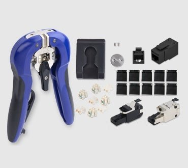Belden Kit de Herramientas Combinadas RJ-45 Negro/Azul RVUTIK01 - SILYMX
