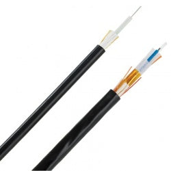Panduit Cable Central para Interiores y Exteriores de 6 Fibras OM2 50/125 Multimodo Riser Negro - Precio por Pie