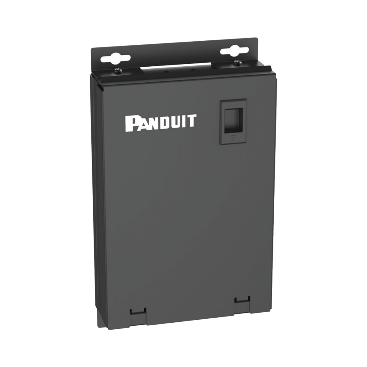 Punto de Consolidación de 12 Puertos Mini-Com Instalación en Piso Pared o Techo Fabricado en Acero Color Negro - SILYMX