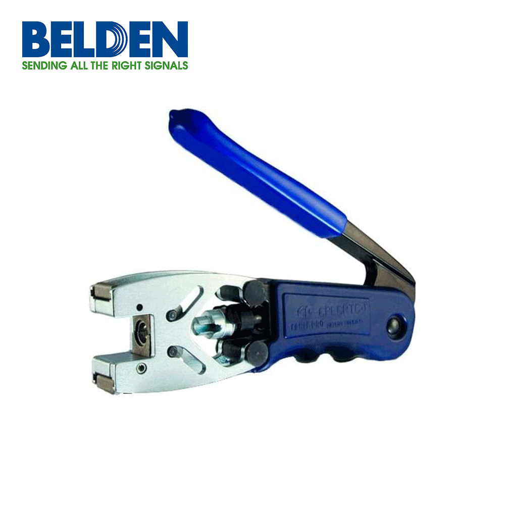 Herramienta De Compresion Belden Cpl Crbc-br Ideal Para Conectores Conexión Permanente Doble Burbuja