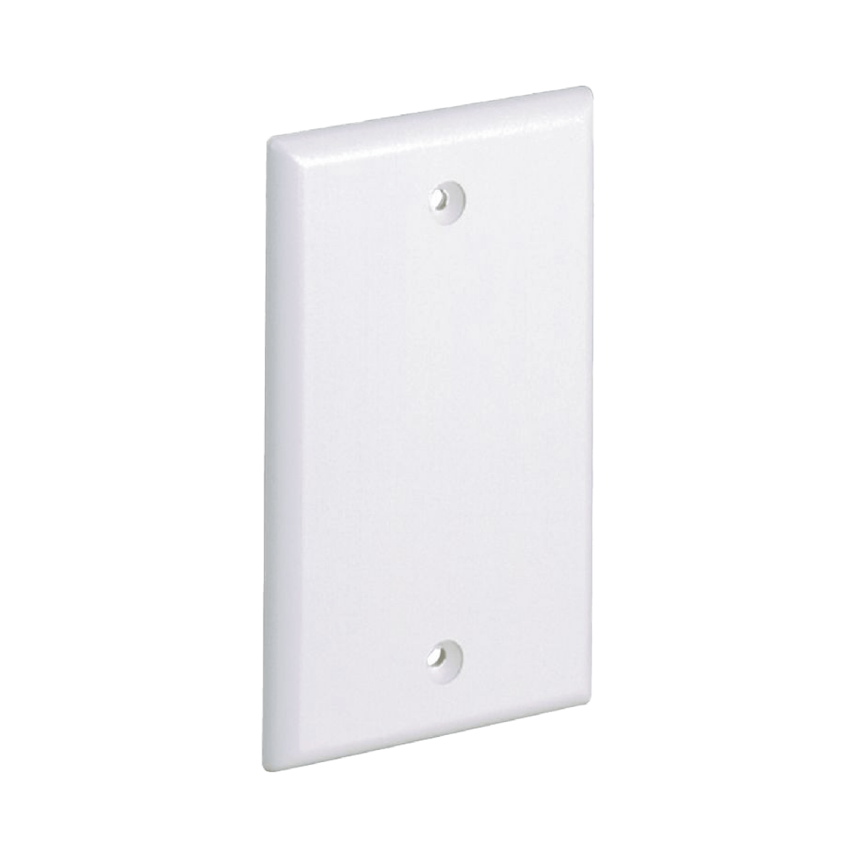 Placa de Pared Ciega Universal Material ABS Color Blanco - SILYMX