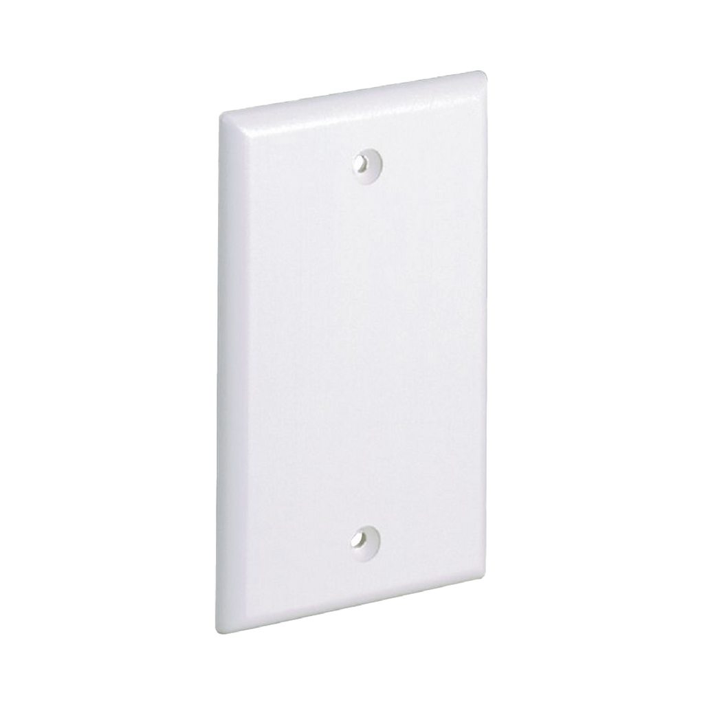 Placa de Pared Ciega Universal Material ABS Color Blanco