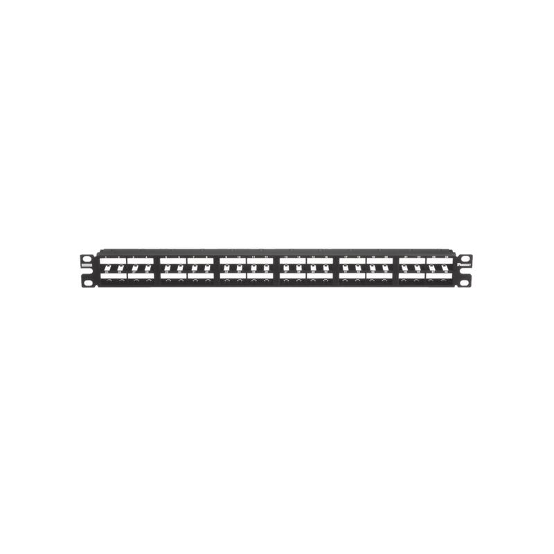 Panel De Parcheo Modular Mini-Com (Sin Conectores) Plano Sin Blindaje Alta Densidad De 48 Puertos 1Ur - SILYMX