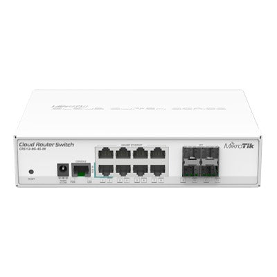 Cloud Switch Router 8 Puertos Gigabit Ethernet y 4 Puertos SFP, throughput 975 kpps - SILYMX