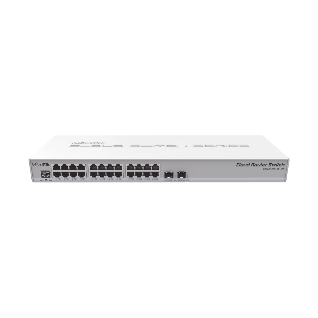 Switch Sistema Operativo Dual 24 Puertos Gigabit Ethernet y 2 Puertos SFP+ - SILYMX