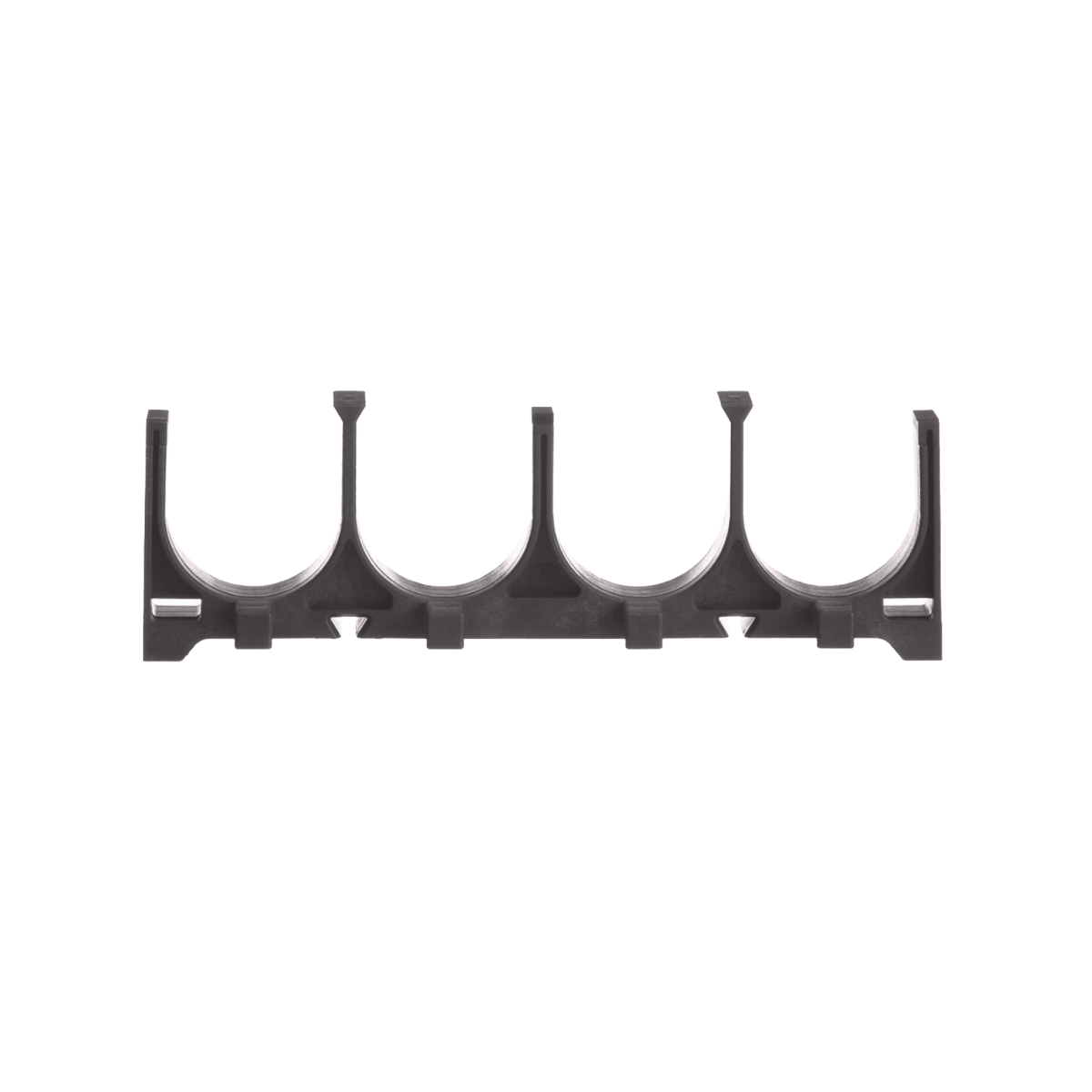 Espaciador De Cables De Nylon 6.6 Con 4 Espacios De 1.25 In (31.8 Mm) De Diámetro Color Negro - SILYMX