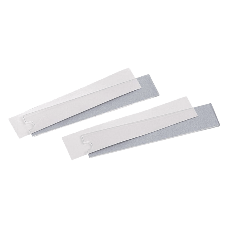 Kit De 50 Etiquetas Y 50 Cubiertas Para Uso Con Placas De Pared Mini-Com® Ejecutivas O Clásicas Con Espacio Para Etiqueta - SILYMX