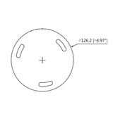 DAHUA EW2501 - Cámara FishEye de 5 Megapíxeles HDCVI/ 360 Grados/ IR de 10 Mts/ WDR Real de 120dB/ Microfono Integrado/ Uso Interior/ Starlight, 2D&3DNR - SILYMX