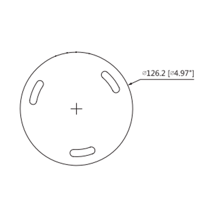 DAHUA EW2501 - Cámara FishEye de 5 Megapíxeles HDCVI/ 360 Grados/ IR de 10 Mts/ WDR Real de 120dB/ Microfono Integrado/ Uso Interior/ Starlight, 2D&3DNR - SILYMX