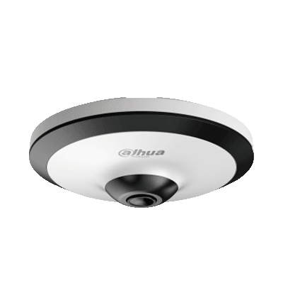 DAHUA EW2501 - Cámara FishEye de 5 Megapíxeles HDCVI/ 360 Grados/ IR de 10 Mts/ WDR Real de 120dB/ Microfono Integrado/ Uso Interior/ Starlight, 2D&3DNR - SILYMX