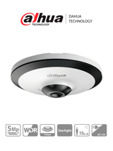 DAHUA EW2501 - Cámara FishEye de 5 Megapíxeles HDCVI/ 360 Grados/ IR de 10 Mts/ WDR Real de 120dB/ Microfono Integrado/ Uso Interior/ Starlight, 2D&3DNR - SILYMX