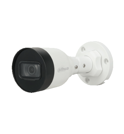 DAHUA IPC-HFW1431S1-A-S4 - Cámara IP Bullet de 4 Megapixeles/ H.265+/ Lente de 2.8 mm/ 104 Grados de Apertura/ IR de 30 Mts/ Micrófono Integrado/ PoE/ WDR Real/ IP67/ - SILYMX