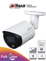 DAHUA IPC-HFW2439S-SA-LED-28 - Camara Bullet IP de 4 Megapixeles/ Full Color/ Lente de 2.8 mm/ Microfono Integrado/ 96 Grados de Apertura/ H.265/ Luz para 30 Mts/ Metalica/ WDR Real de 120 dB/ Ranura para MicroSD/ IP67/ PoE/ - SILYMX