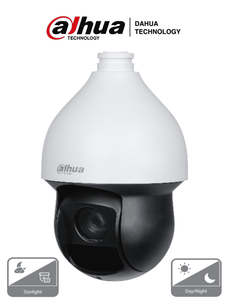 DAHUA SD59232-HC-LA - Cámara PTZ de 32x de 2 Megapixeles y 32x de Zoom Optico/ IR de 150 Mts/ WDR Real de 120dB/ Starlight/ IP66/ 1 Entrada de Audio/ 2&1 E&S de Alarma/ - SILYMX