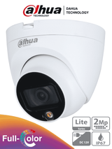 DAHUA HAC-HDW1209TLQP-LED - Camara Domo Full Color de 2 Megapixeles/ 1080p/ Lente de 2.8mm/ 106 Grados de Apertura/ Leds para 20 Metros/ Starlight/ IP67/ #PromoFullColor - SILYMX